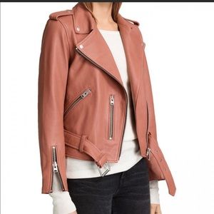 Allsaints balfern leather jacket
